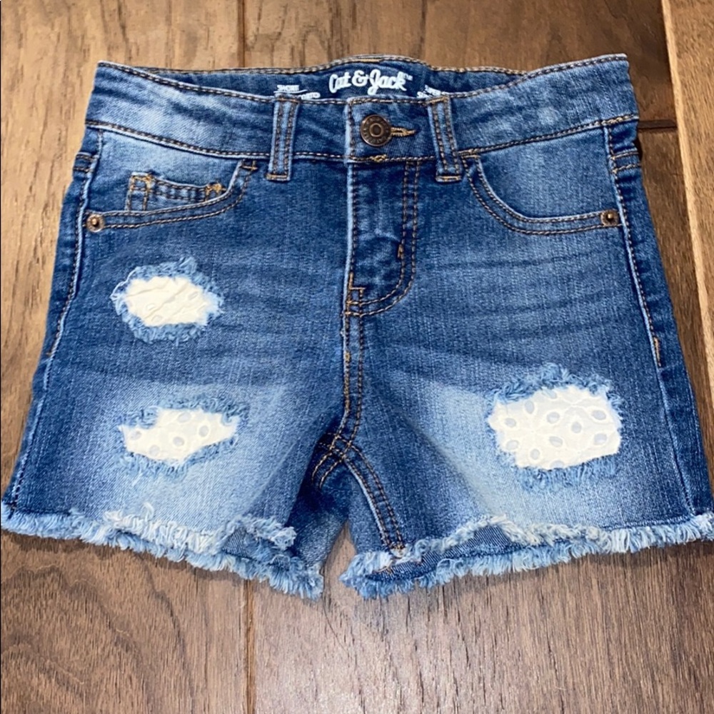 Girls jean shorts